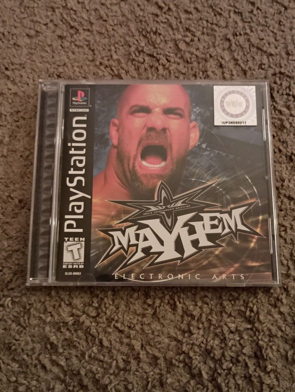 WCW Mayhem Playstation 1 COMPLETE PRE-OWNED